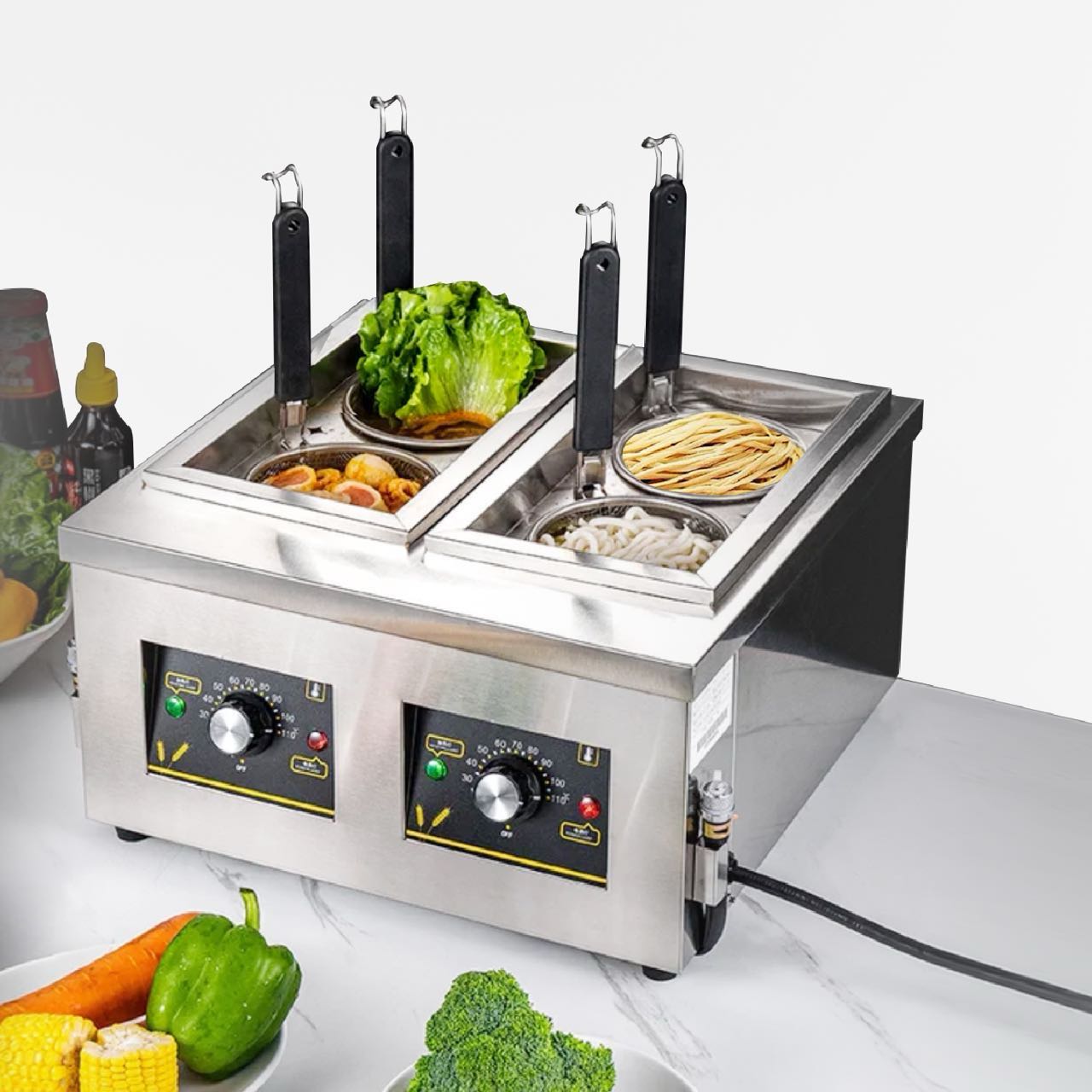 楽天市場】【楽天スーパーSALE 期間限定20%OFF】 Kurflo 電気式ゆで麺