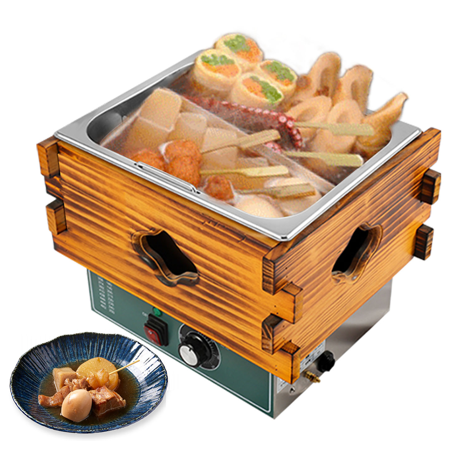 楽天市場】Kurflo おでん鍋 9切り 18切り 電気おでん鍋 業務用 大容量