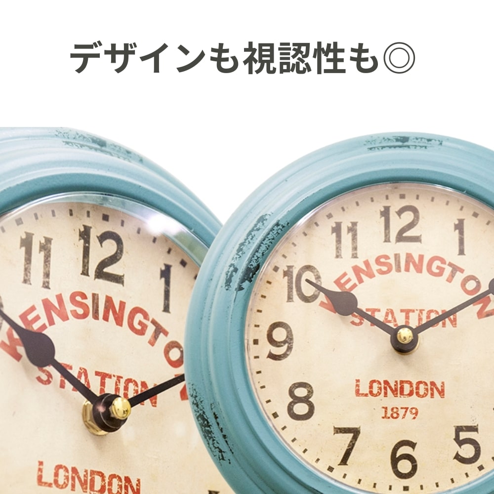 楽天市場】掛時計 ウォールクロック ラウンド 壁掛け時計 アンティーク