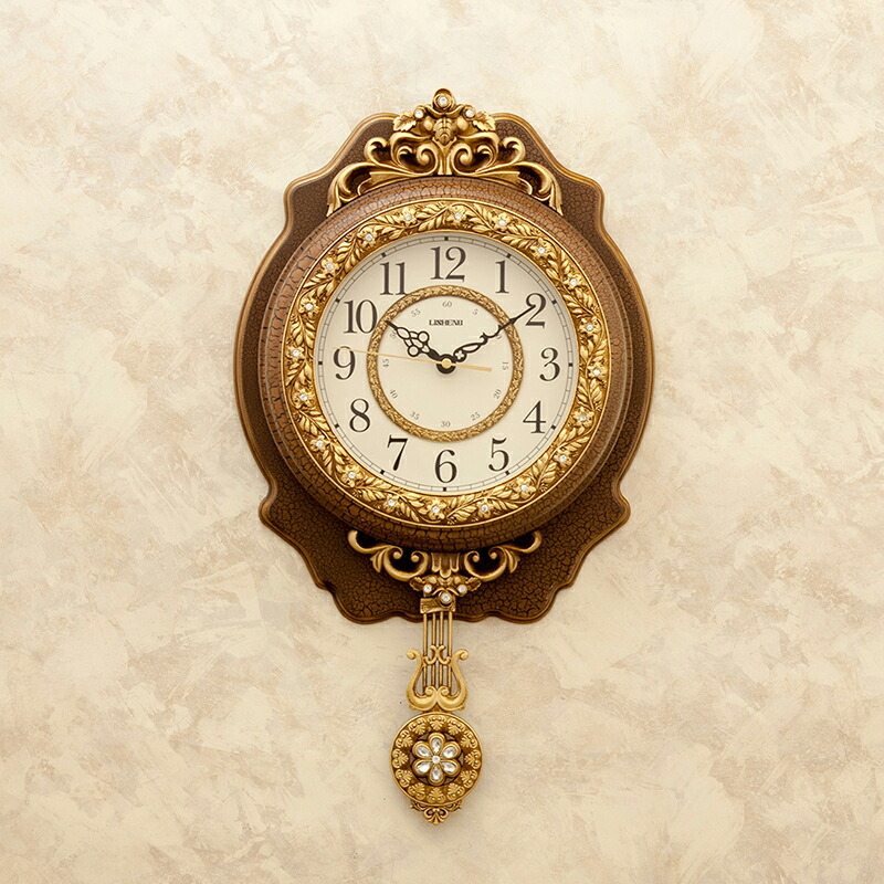 楽天市場】掛時計 壁掛け時計 振り子時計 アンティーク ヨーロッパ調