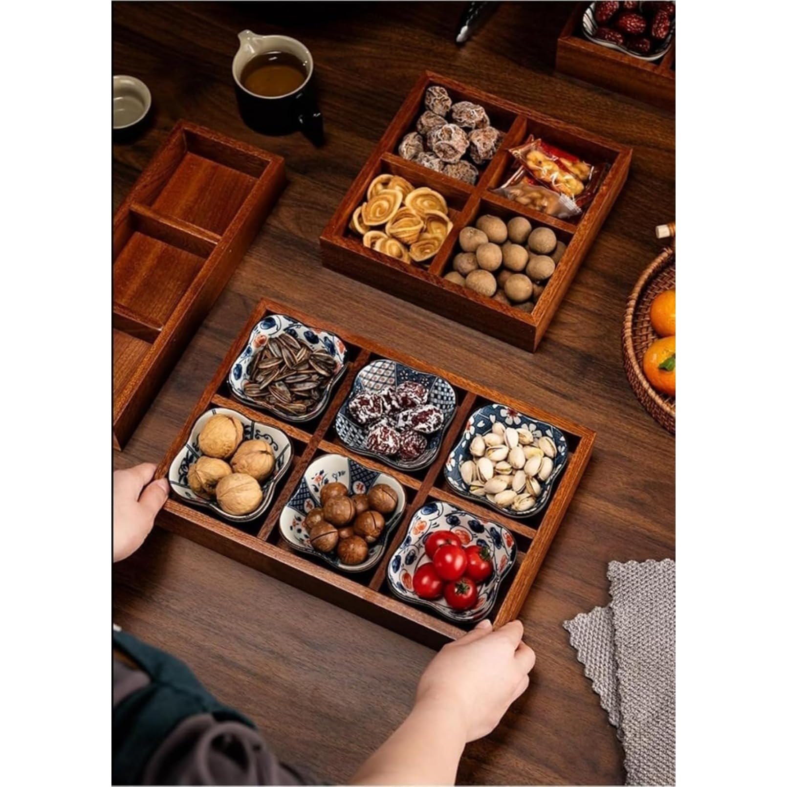 楽天市場】豆皿 小皿 セット 陶器 食器 寿司皿 セット仕切りトレー