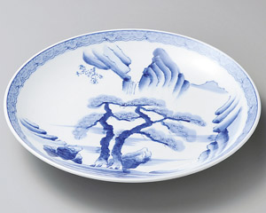 楽天市場】二本松山水 13号 40cm 大皿 有田焼 : 産地問屋の 【サクラ