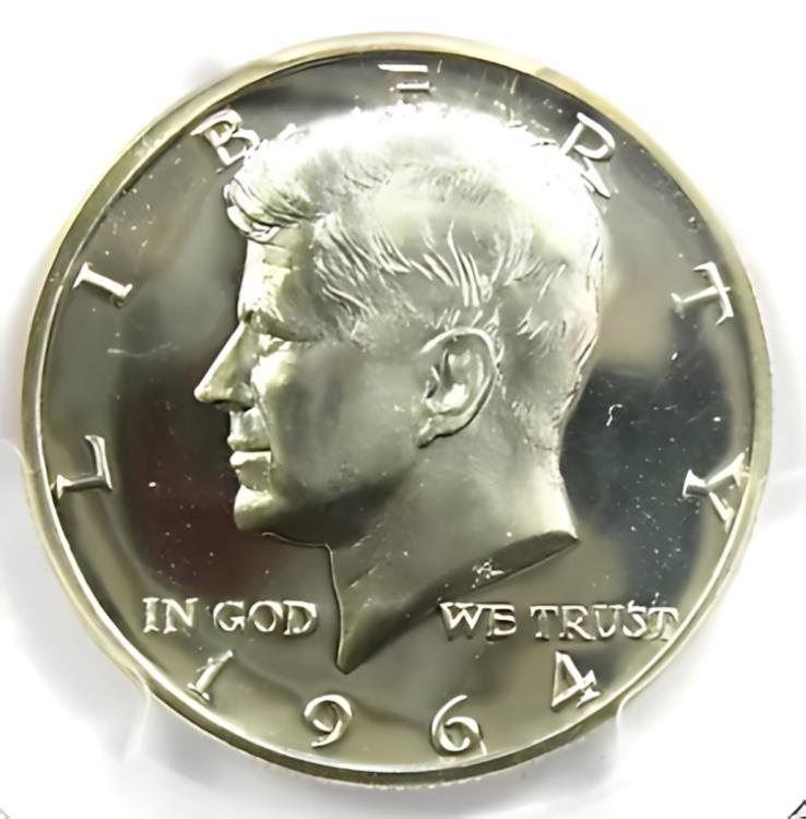 楽天市場】1964 アクセント付きプルーフ ケネディ ハーフダラー 50C