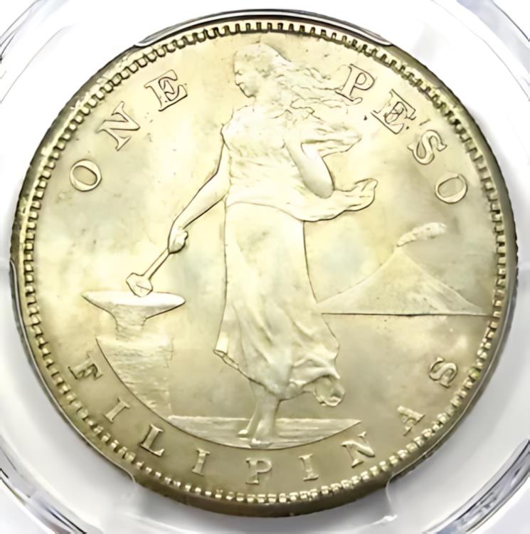 楽天市場】1909-S フィリピン ペソ 1P コイン - 認定 PCGS 未流通詳細