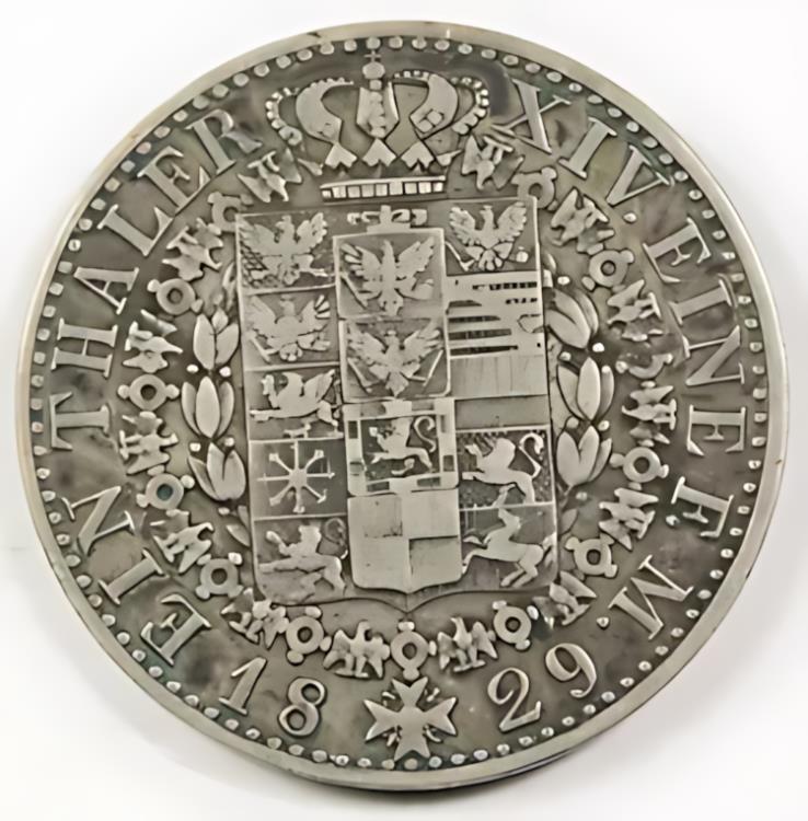 楽天市場】ドイツ プロイセン 1829 A ターラー/ターラー銀貨 XF KM