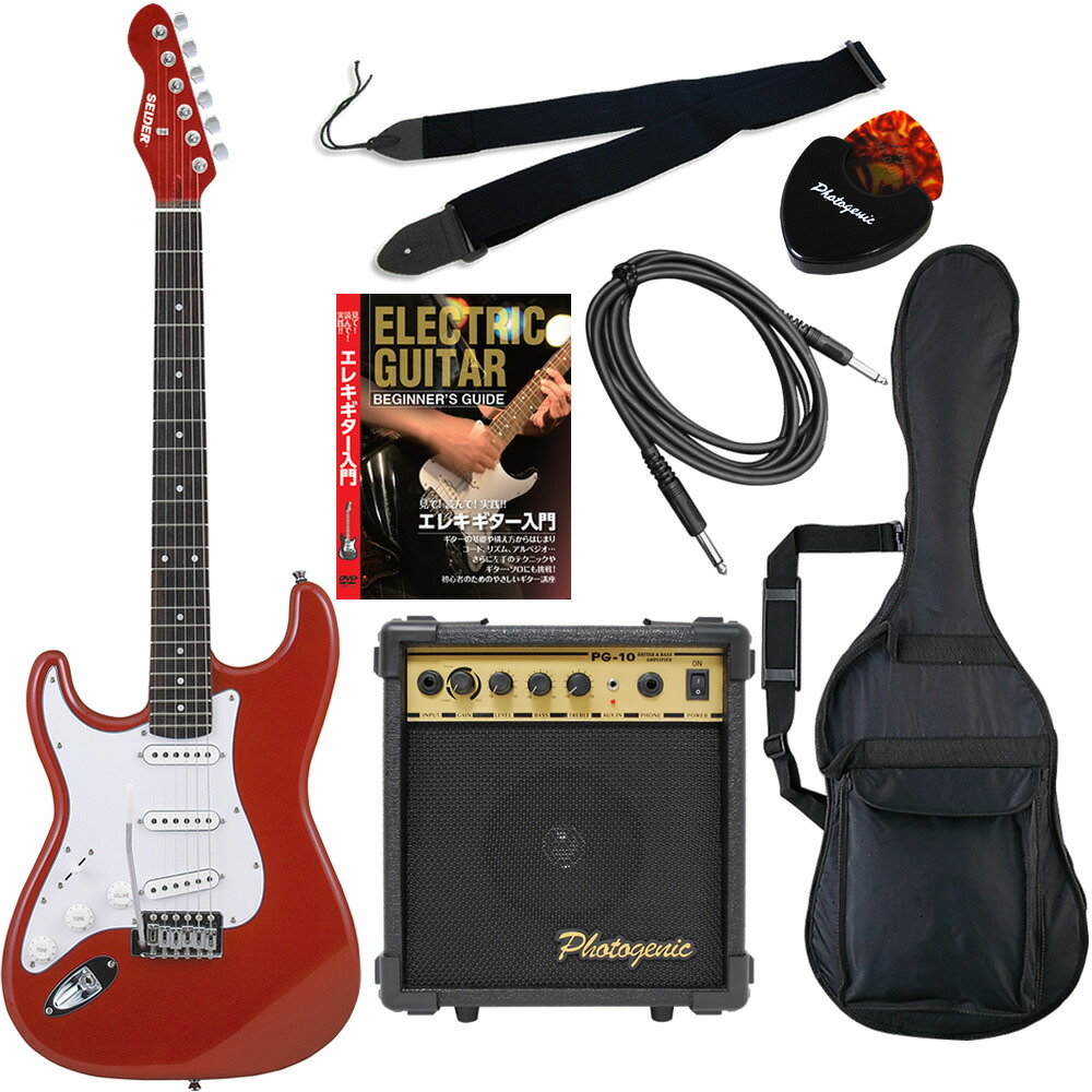 楽天市場】エレキギター 左利き用 SELDER ST-23LH 7点セット