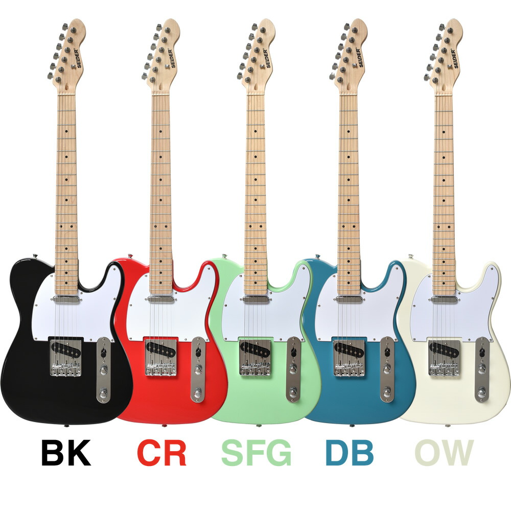 楽天市場】テレキャスター タイプ エレキギター SELDER TL-17 7点