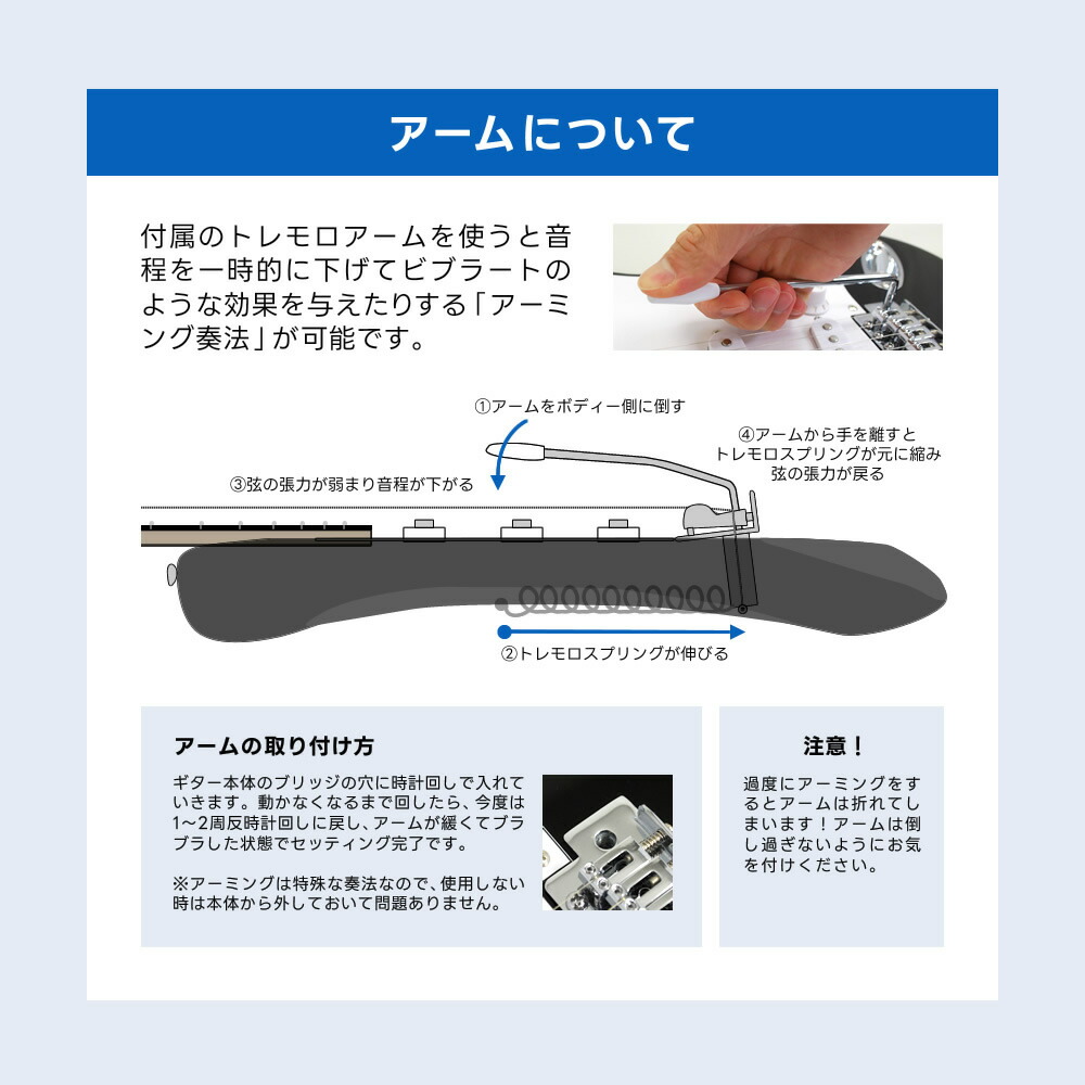 楽天市場】エレキギター 左利き用 SELDER ST-23LH 7点セット