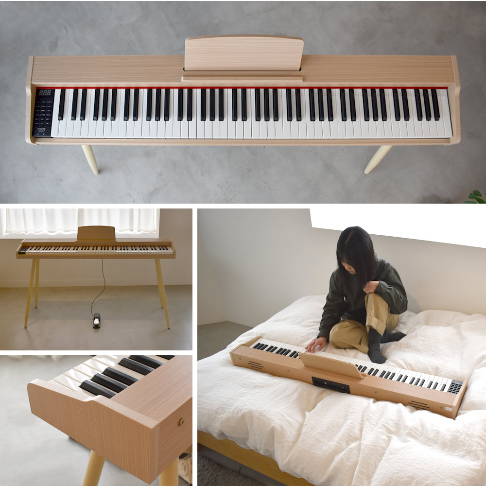 楽天市場】電子ピアノ 88鍵盤 TORTE TDP-SP03 (譜面立・ペダル