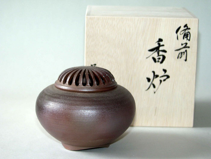 楽天市場】香道 お香 備前焼 香炉（桟切)| おしゃれ 日本製 工芸品 和