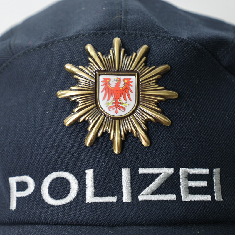 楽天市場】ドイツ警察. POLIZEIロゴ入りキャップ 濃紺