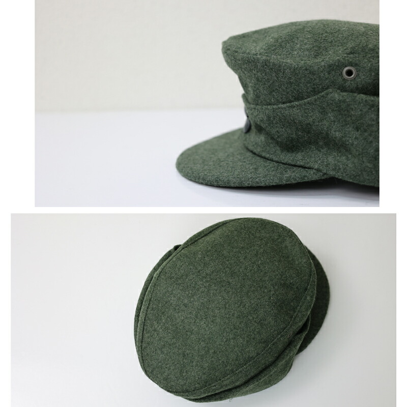 楽天市場】WW2ドイツ軍. EREL M43型兵用規格帽 兵用 [フィールドグレー