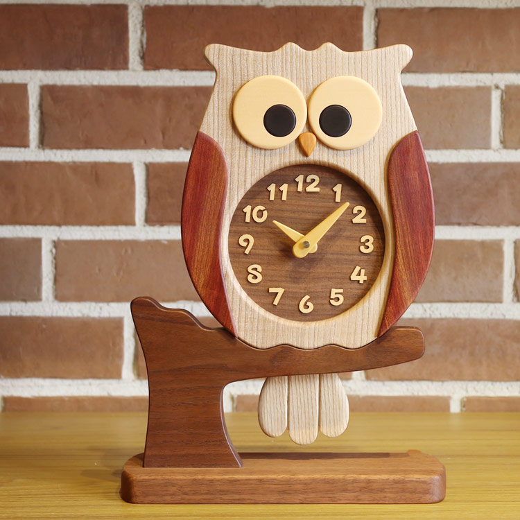 楽天市場】フクロウ（置き時計・掛け時計｜インテリア・寝具・収納）の通販