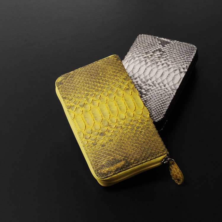 楽天市場】ダイヤモンド パイソン 長財布 財布 黄色 イエロー 金運 蛇