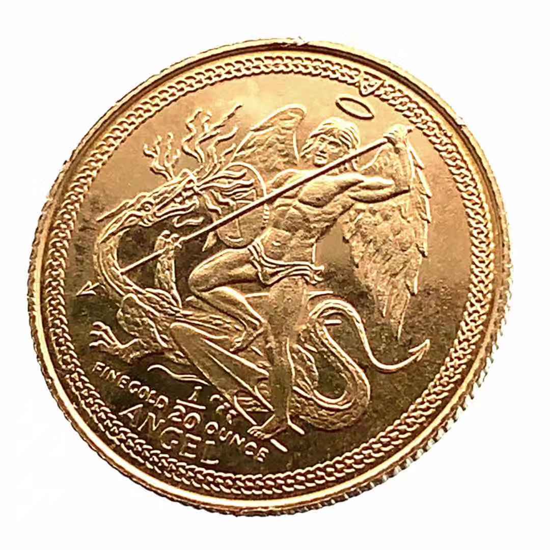 楽天市場】天使金貨 エンジェル マン島 1989年 1.7g 22金 イエロー