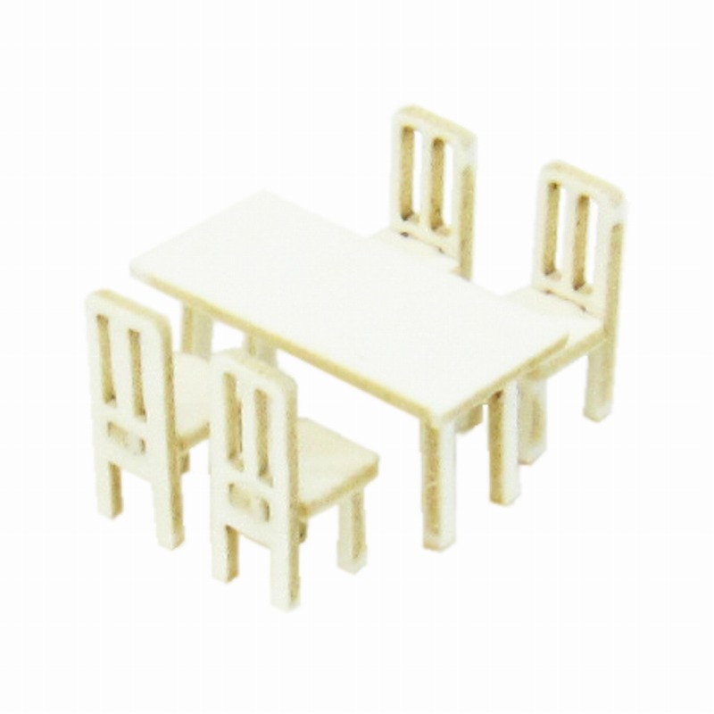 楽天市場】ジオラマオプションキット 【テーブル＆イスA】 S=1/150