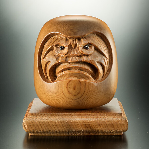 楽天市場】吉祥厄過ぎだるま 置物 オブジェ 木彫り : 仏像・掛軸の三宝堂