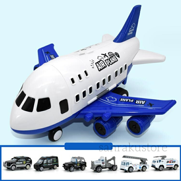 楽天市場】【送料無料】ミニカー＆飛行機おもちゃセット 航空機模型
