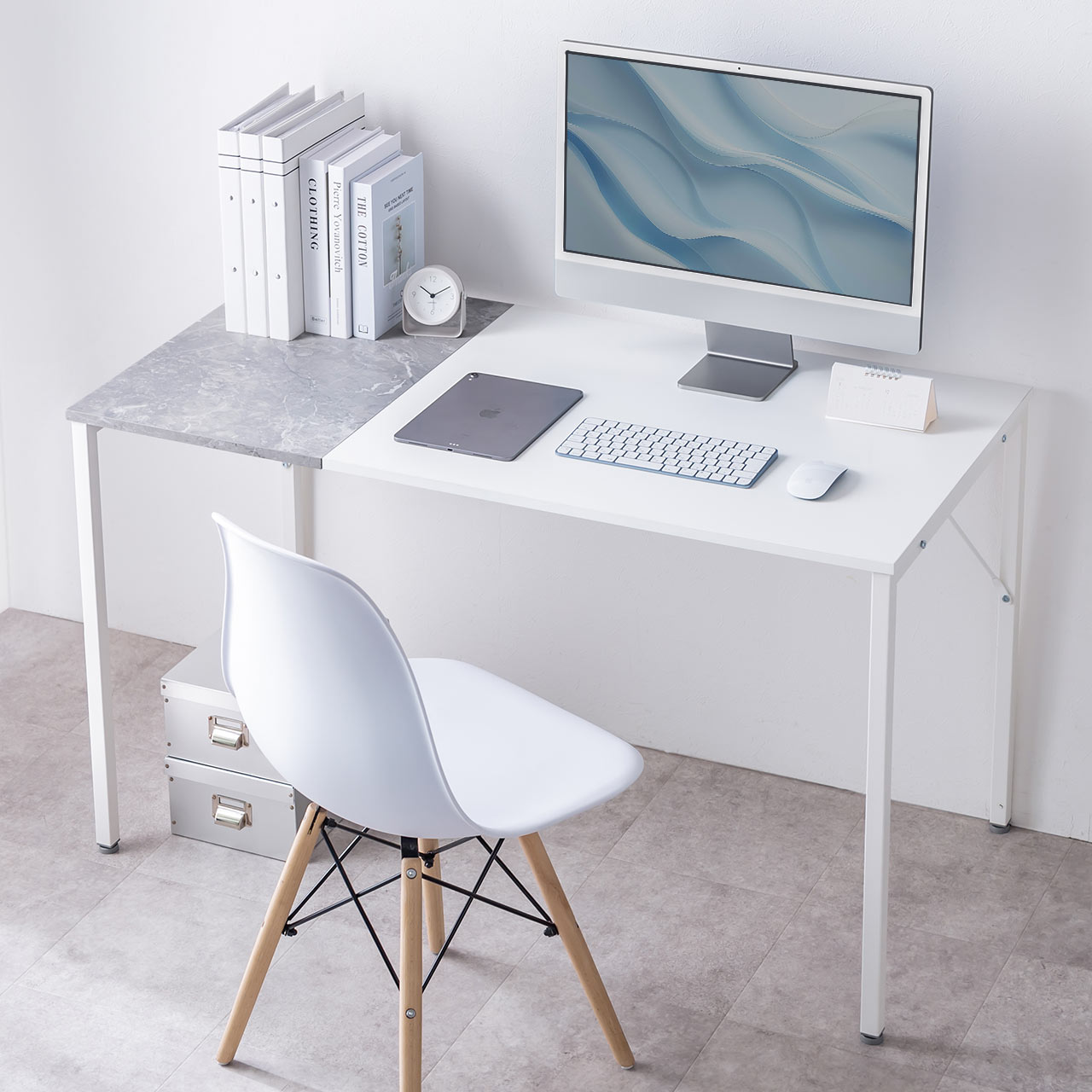 楽天市場】パソコンデスク 幅120cm 奥行60cm デザインデスク ワーク