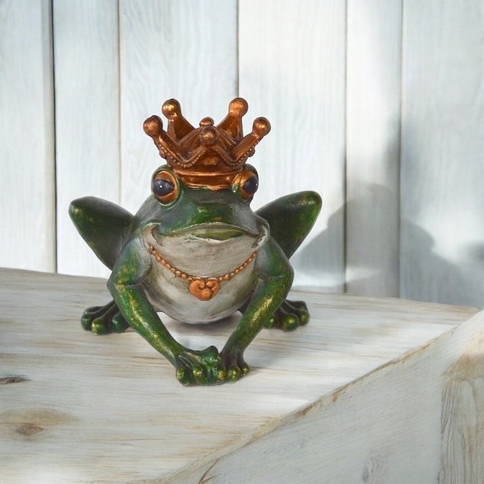 楽天市場】カエルの置物 クラウンフロッグ かえる 置き物 オブジェ