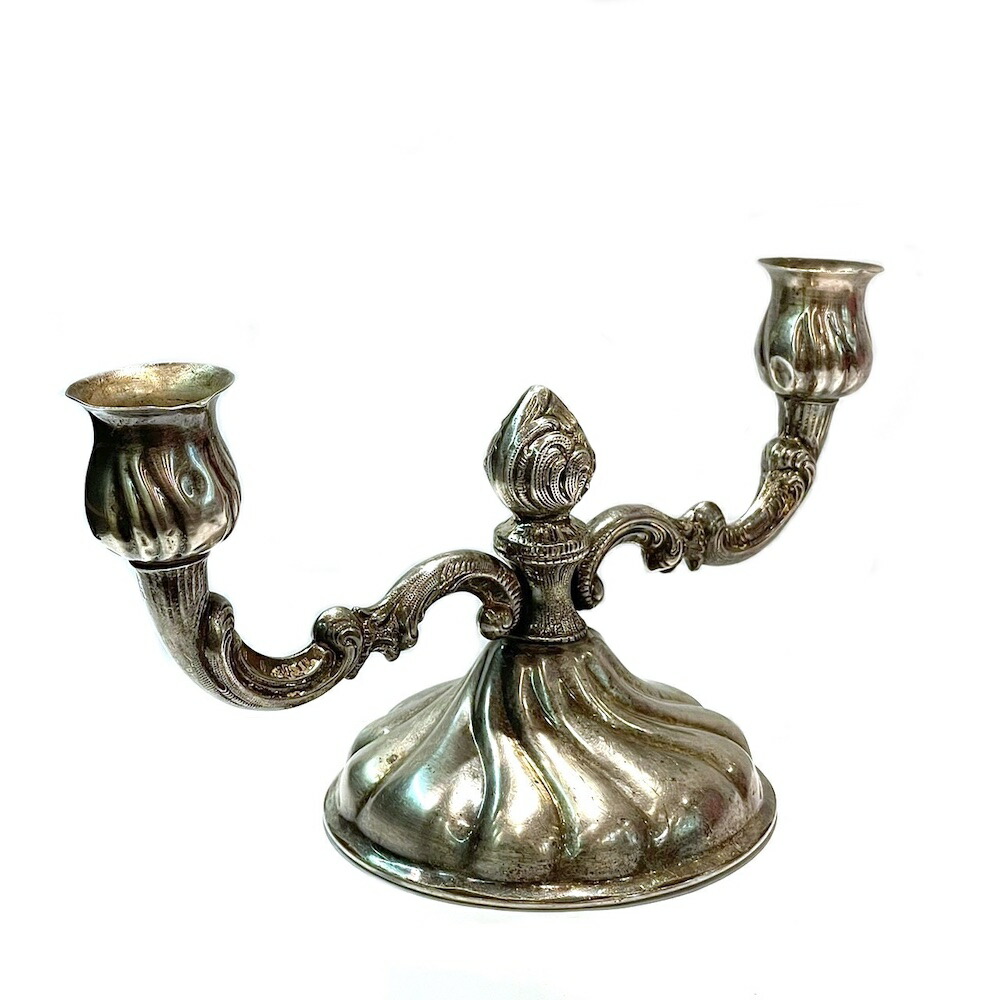 楽天市場】キャンドルスタンド 燭台 洋白 ニッケルシルバー フランス