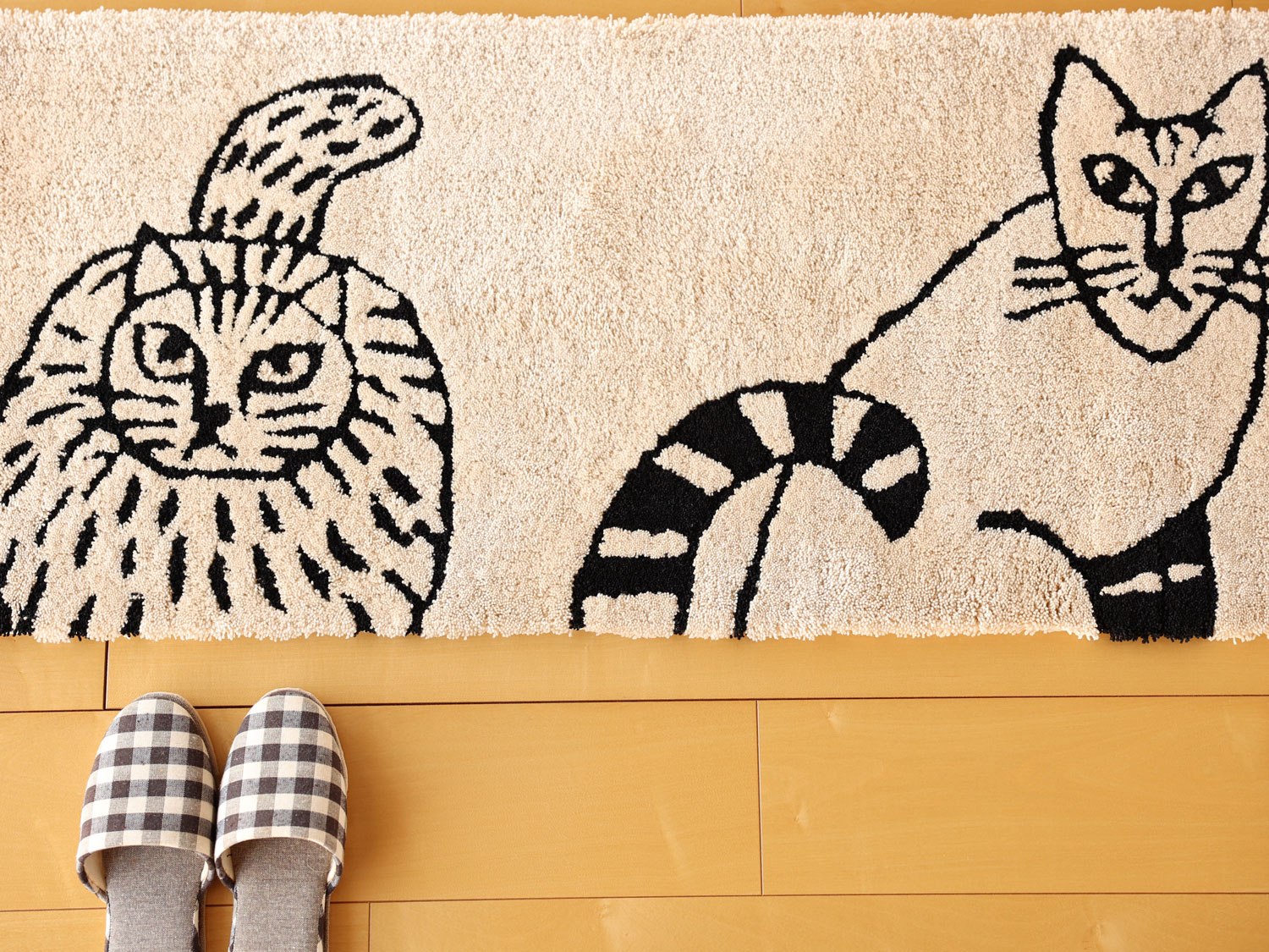 楽天市場】リサ・ラーソン スケッチねこたち ロングマット【サイズ：約