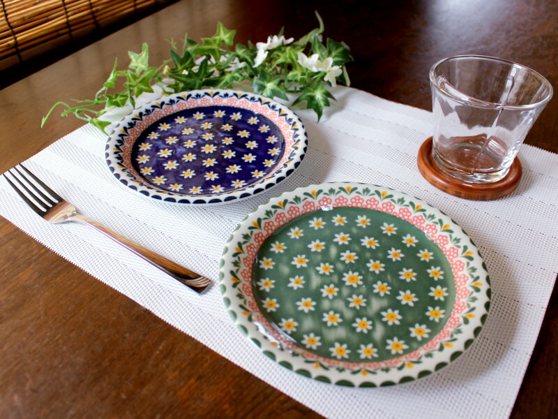 楽天市場】【アウトレット】ポルスカ 花柄取り皿 Φ16.5cm（2色選択