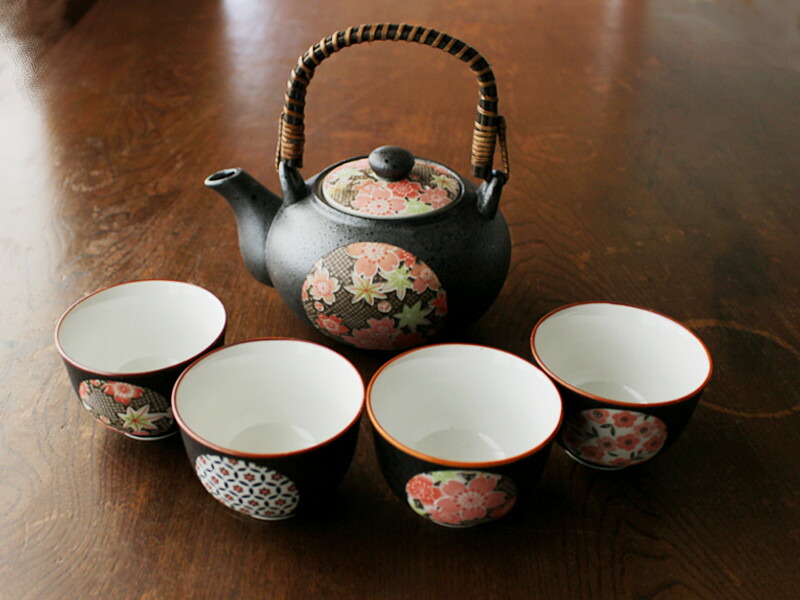 楽天市場】【アウトレット】花友禅 茶器セット(湯呑の柄おまかせ