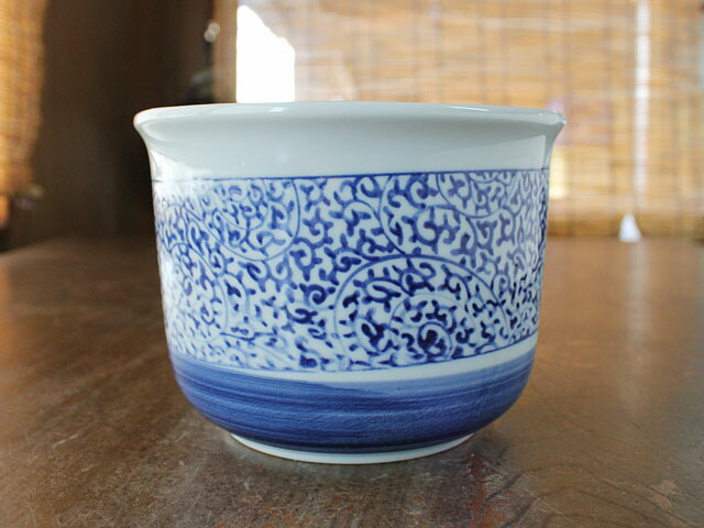 楽天市場】【アウトレット】青磁染付 タコ唐草 バケット（大） Φ15.9cm