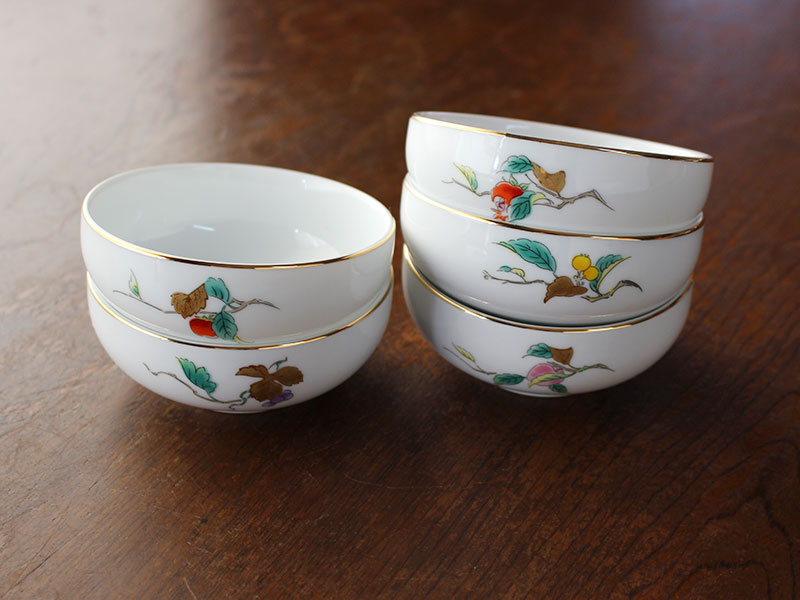 楽天市場】【アウトレット】翔優作 白磁金線 フルーツ小鉢 3.5寸（5個