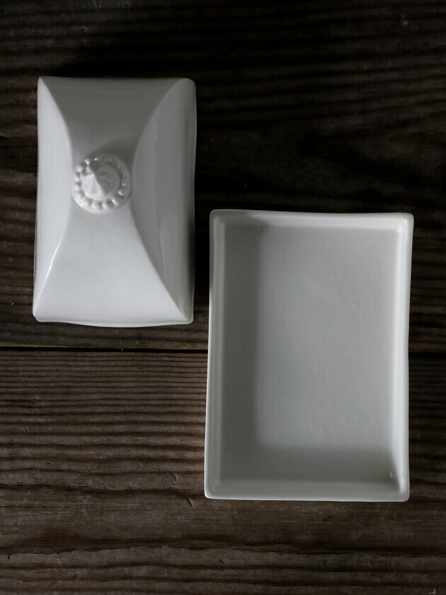 楽天市場】蓋付き バターケース ALIX D. REYNIS SIMPLE // 磁器 磁器