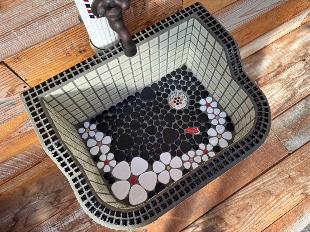 楽天市場】【即納可能】ガーデンシンク タイルシンク タイル流し台