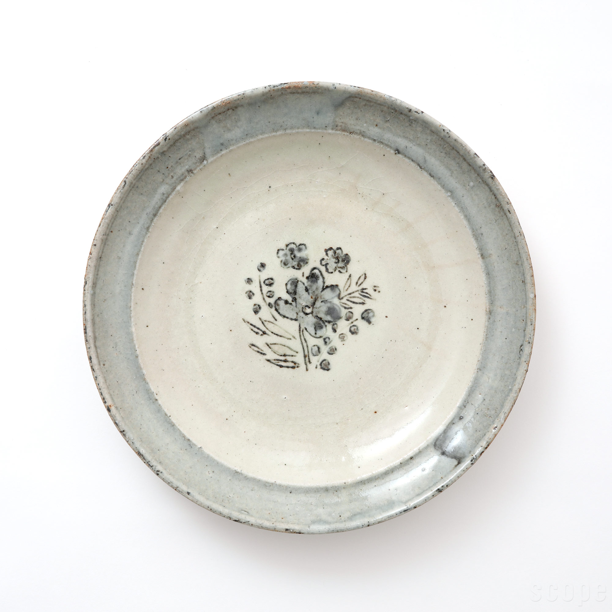 Scope 東屋　伊賀石本　花絵皿　野の束　七寸半　未使用品 伊賀石本 | 花絵皿 | 東屋