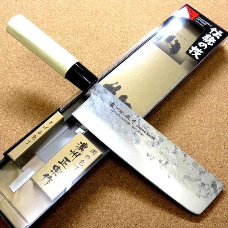 楽天市場】関の刃物 菜切り包丁 17cm (170mm) 濃州正宗作 梨地
