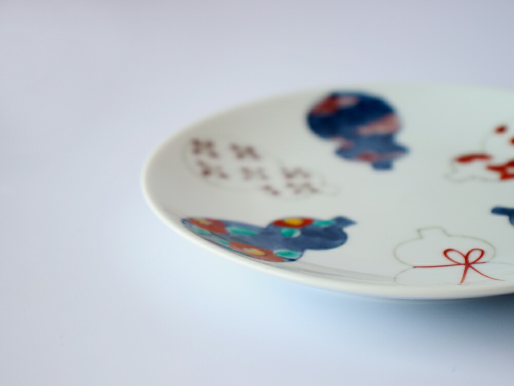 楽天市場】伊万里ひょうたん 5寸皿【 徳七窯 徳永製陶所 伊万里焼 瓢箪