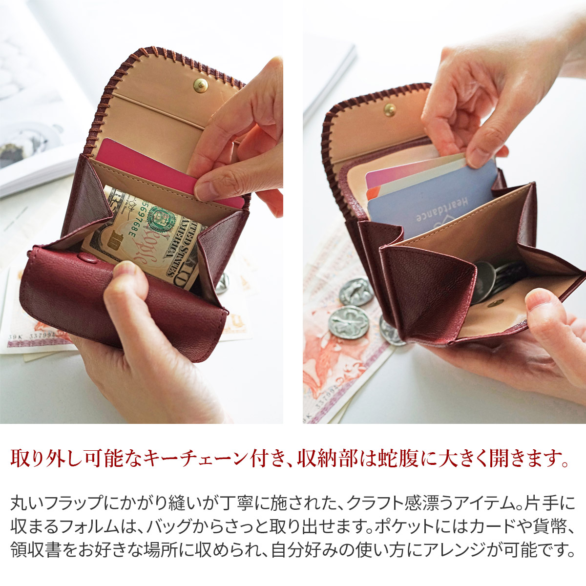 楽天市場】【ゲンテン 3年保証＋ケアセット付】 genten ゲンテン 財布