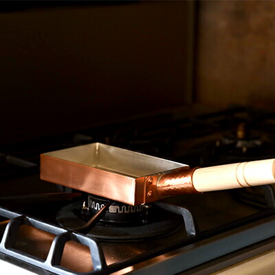 楽天市場】純銅製 卵焼き器 【9cm】 工房アイザワ たまご焼き 器