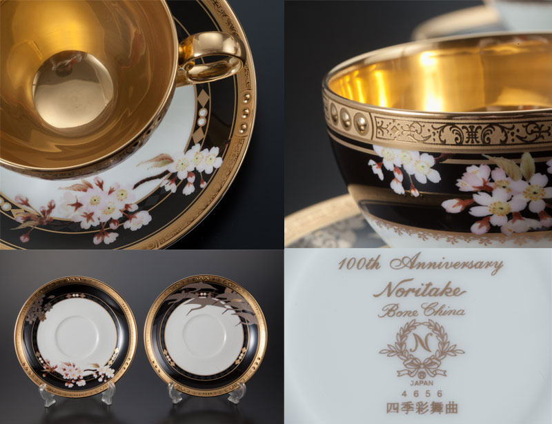 楽天市場】ノリタケ 100th コレクション 四季彩舞曲（ろんど） ティー