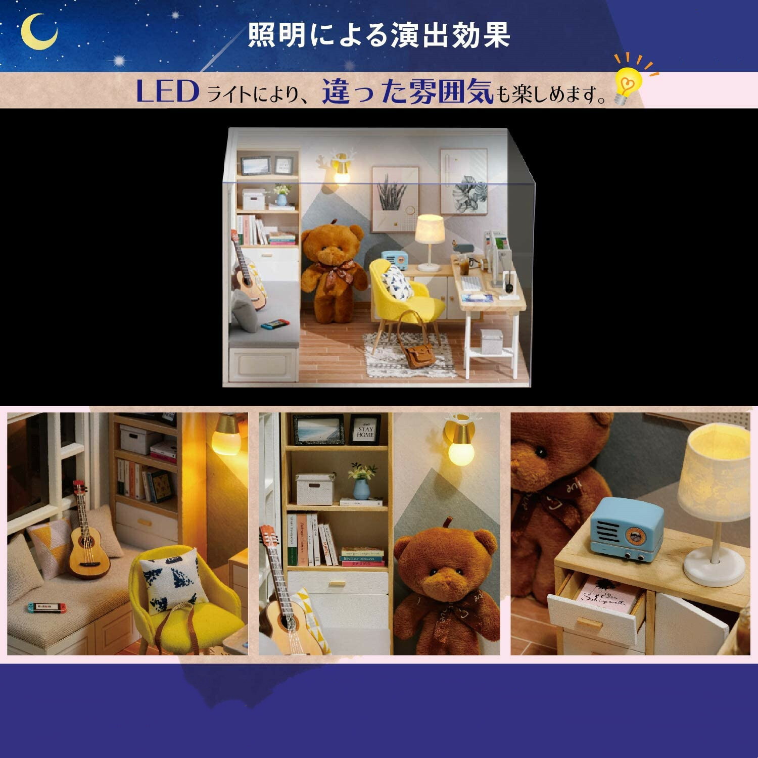 楽天市場】ドールハウス 1/12サイズ 初心者 手作り ミニチュアキット