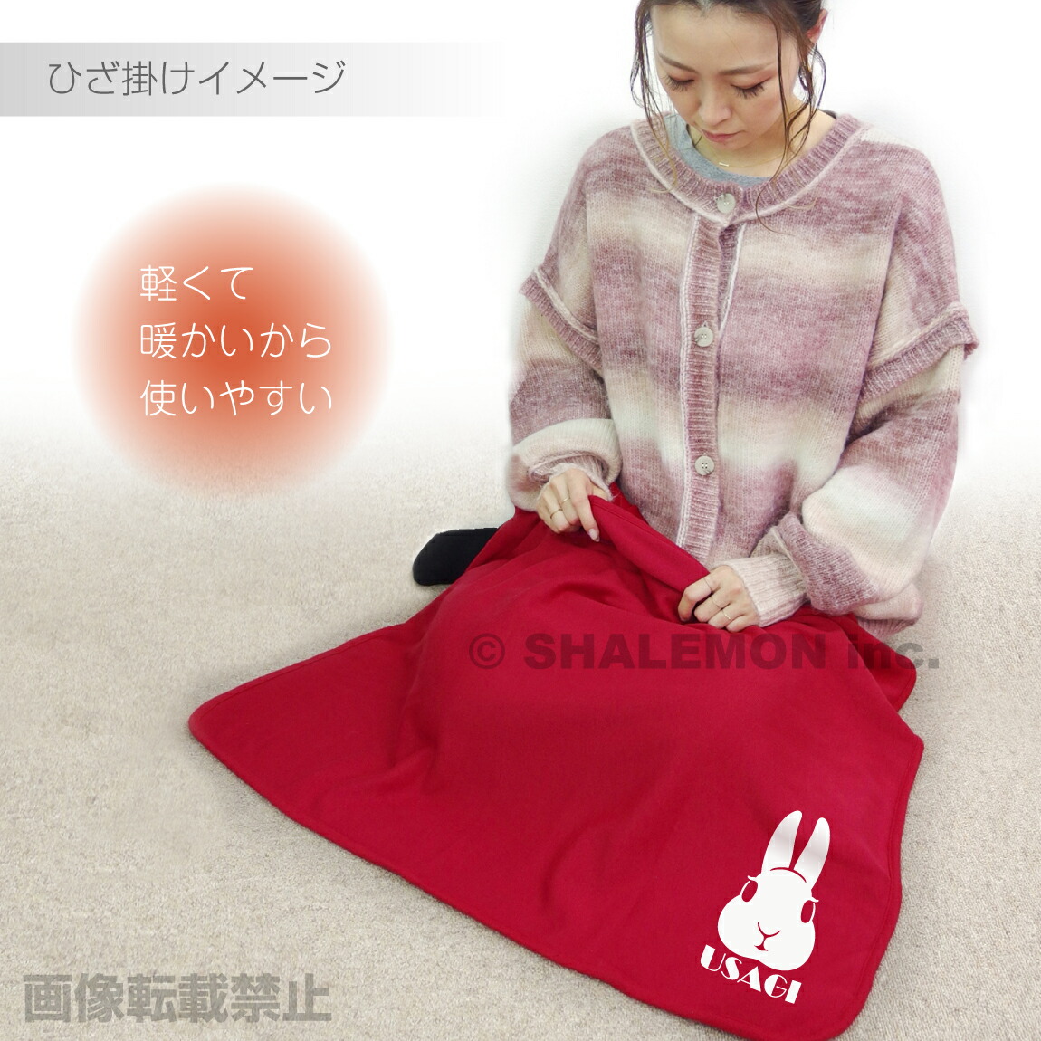 楽天市場】干支 卯年うさぎ 2023年 毛布 ひざ掛け ( うさぎマーク