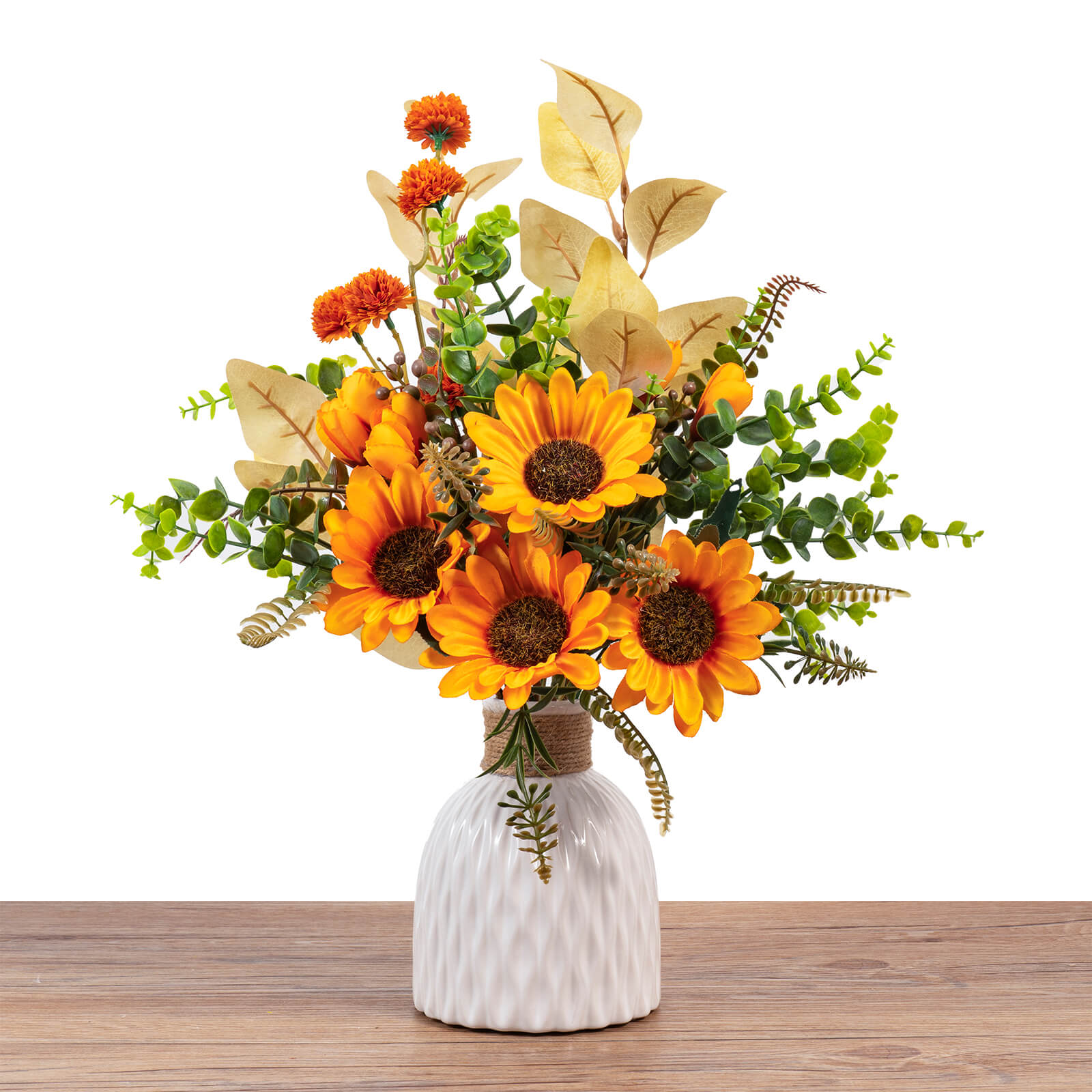 楽天市場】WillingYou 造花 インテリア 花瓶付き 玄関 向日葵 花瓶