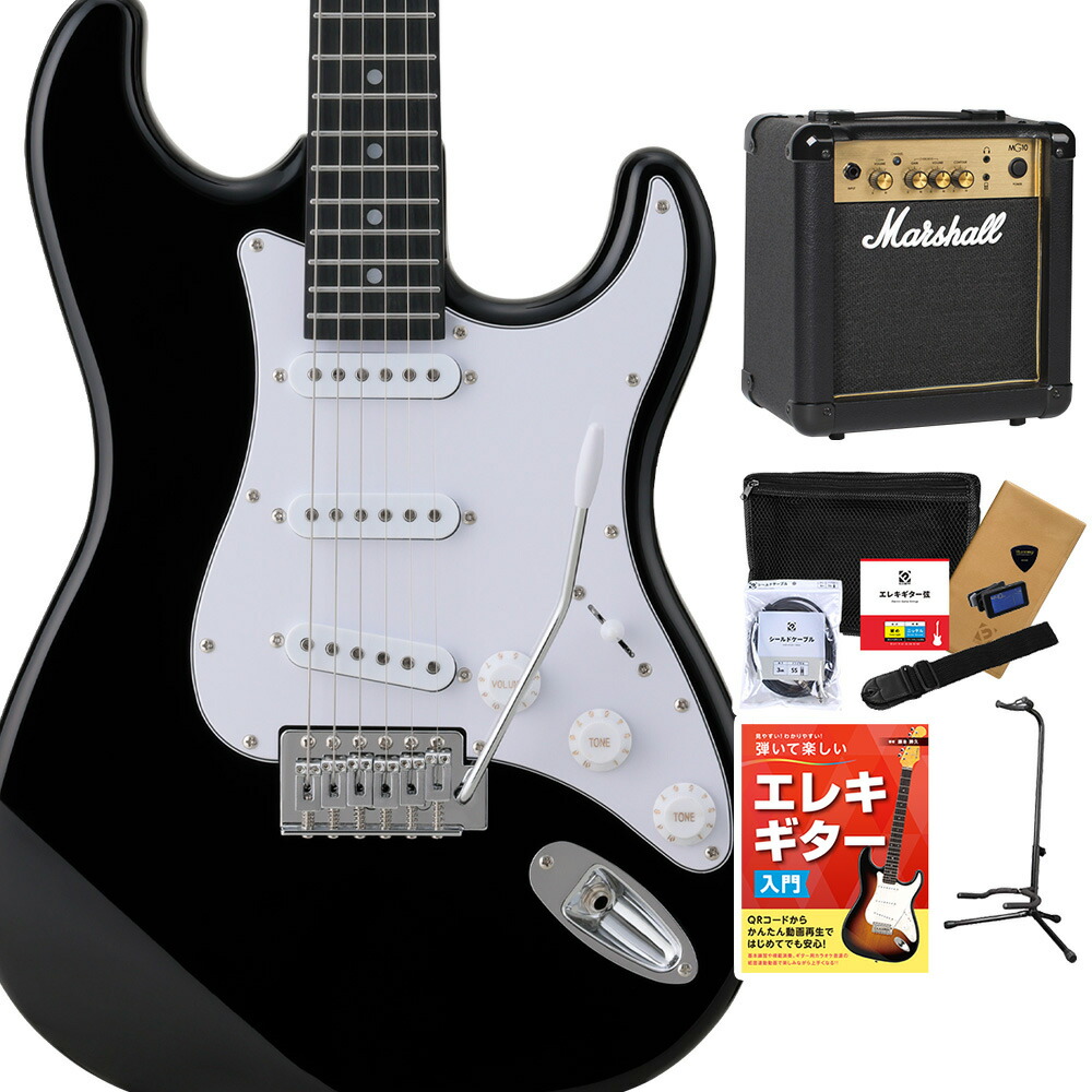 楽天市場】BUSKER'S BST-Standard 単品・初心者12点セット エレキ