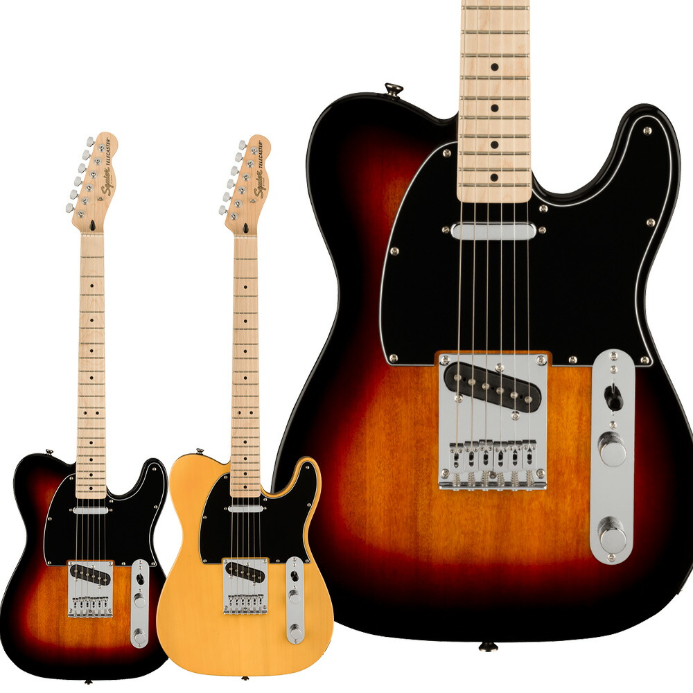 楽天市場】Squier by Fender Affinity Series Telecaster Maple
