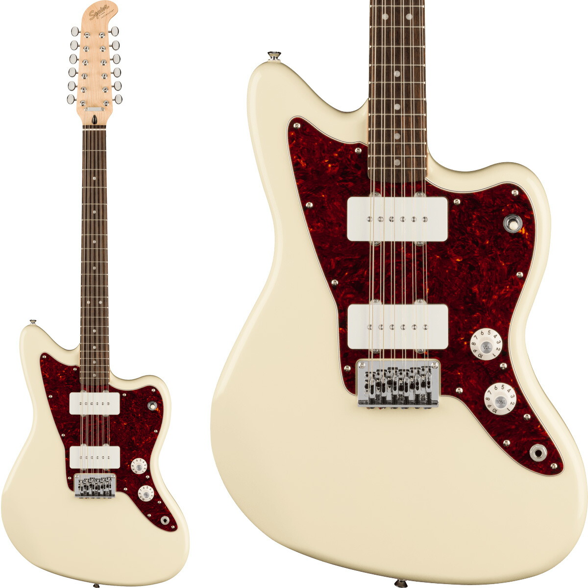 楽天市場】Squier by Fender Paranormal Jazzmaster XII Olympic White