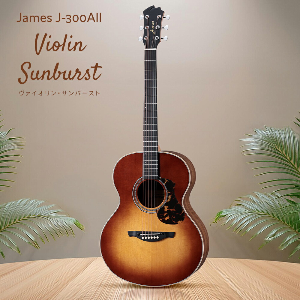 楽天市場】James J-300AII 単品・初心者12点セット アコースティック