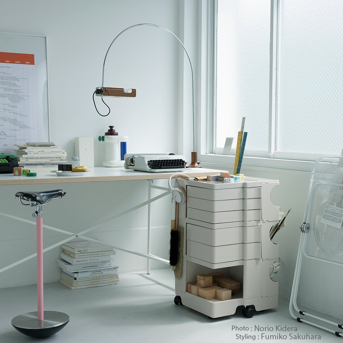 楽天市場】【正規品】ボビーワゴン 3段5トレイ stonewhite ストーン