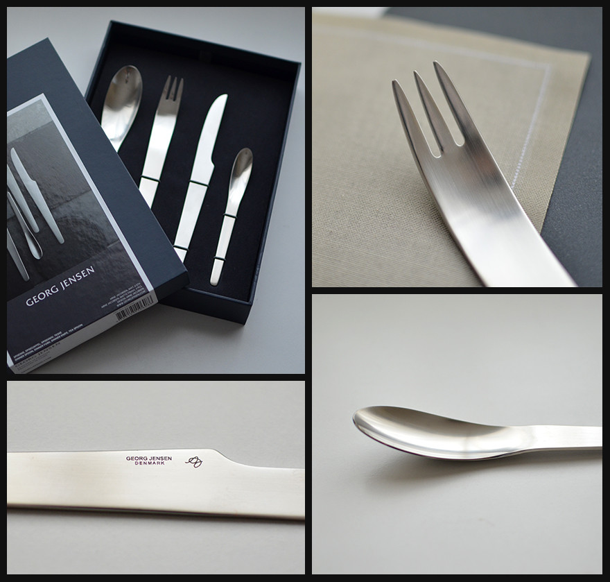 楽天市場】Georg Jensen ARNE JACOBSEN カトラリー 4ピースセット