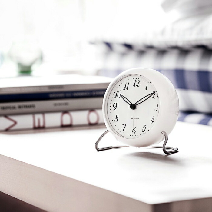 楽天市場】ARNE JACOBSEN アルネヤコブセン Table Clock LK ホワイト