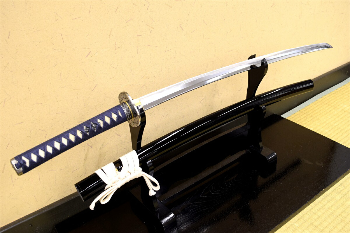 楽天市場】名刀シリーズ 江雪左文字 左文字作 木製柄 亜鉛合金刀身