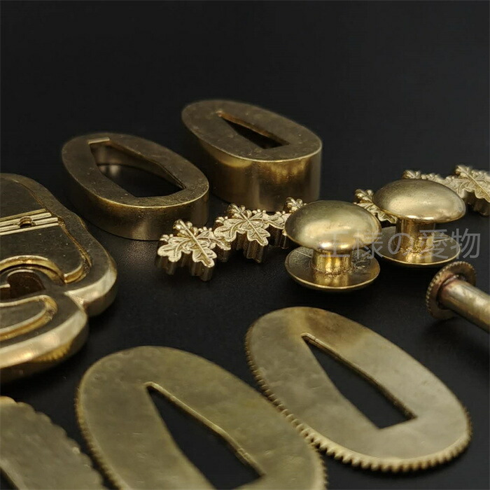 楽天市場】太刀金具 太刀拵 刀鍔 目貫 はばき 切羽 目釘 鐺 太刀拵 柄